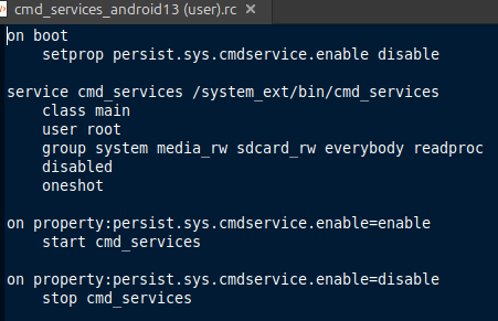 cmd_services_android13 (user) rc