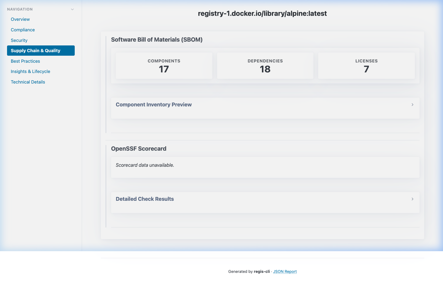 Supply Chain & Quality