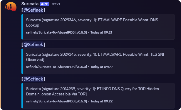 Suricata-to-AbuseIPDB Integration with Discord Webhooks