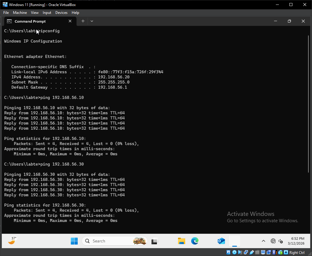 Windows Network Settings