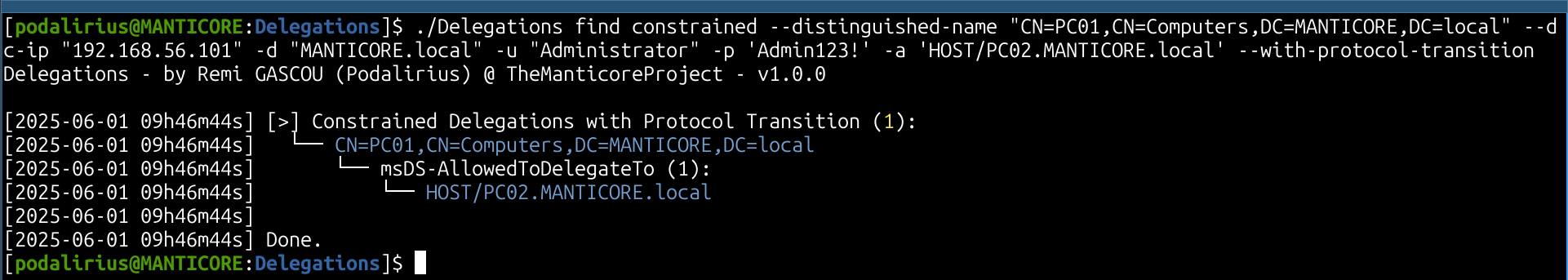 Demonstration of Find Mode