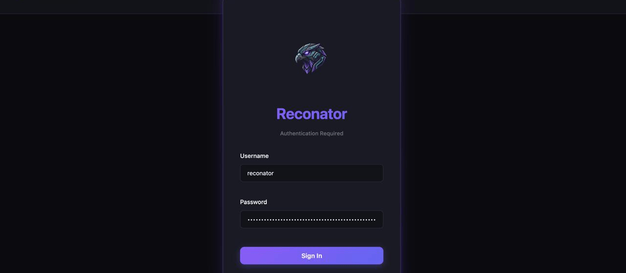 Reconator Demo