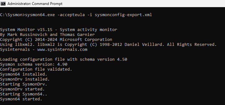 Sysmon Install