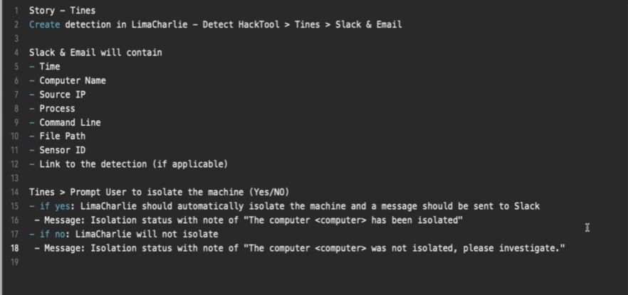 soar edr project list out