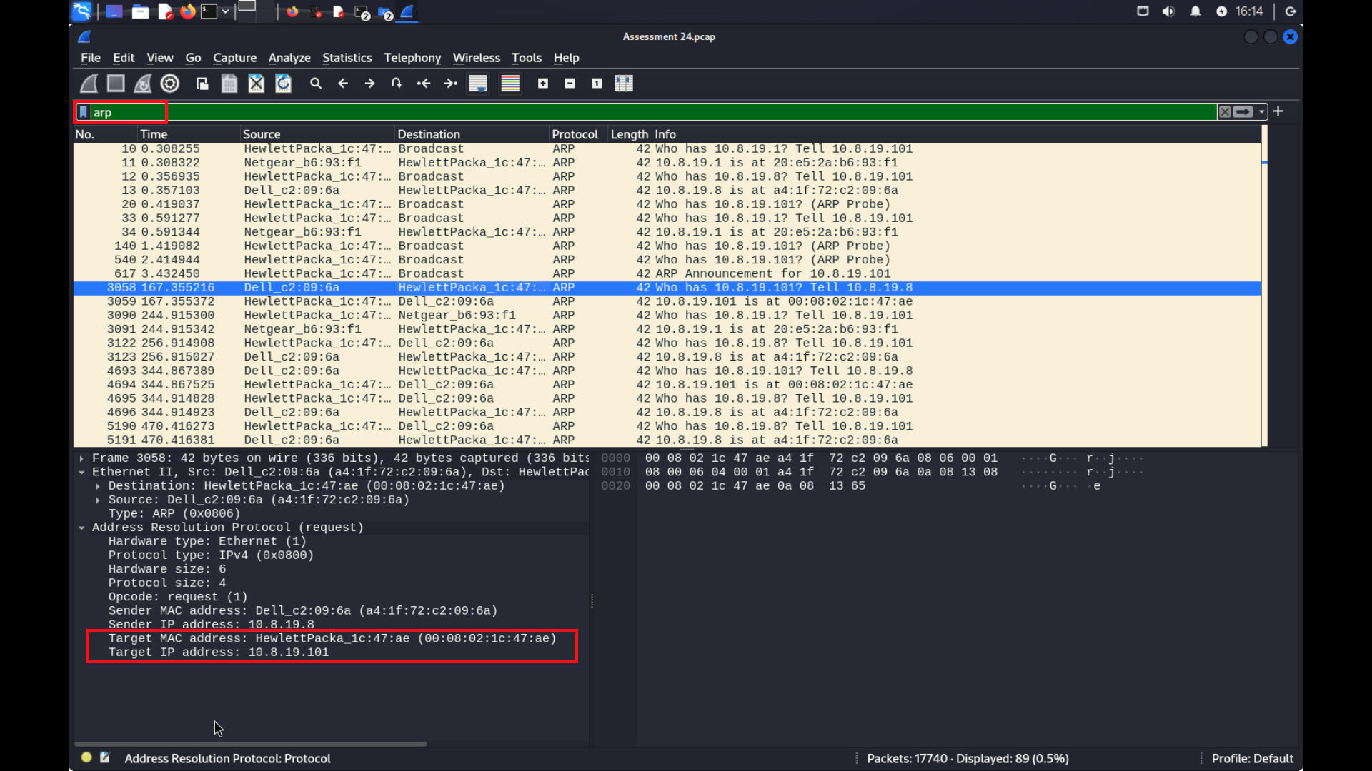 Host Identification — MAC Address