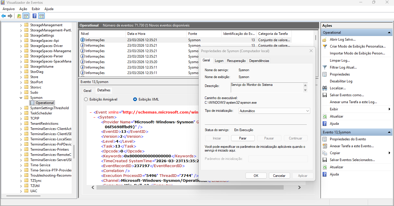 Sysmon GUI Verification Print