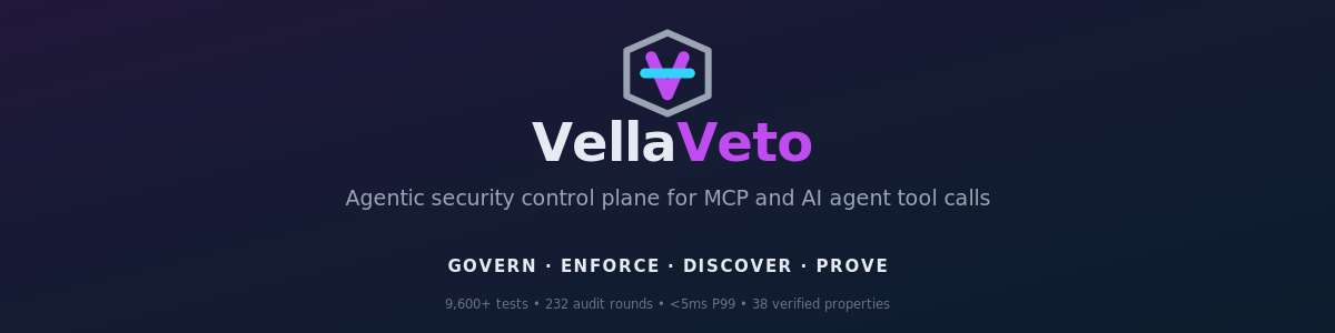 VellaVeto — Agentic Security Control Plane