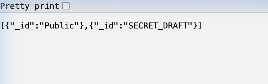 Successful extraction of the unpublished 'SECRET_DRAFT' data