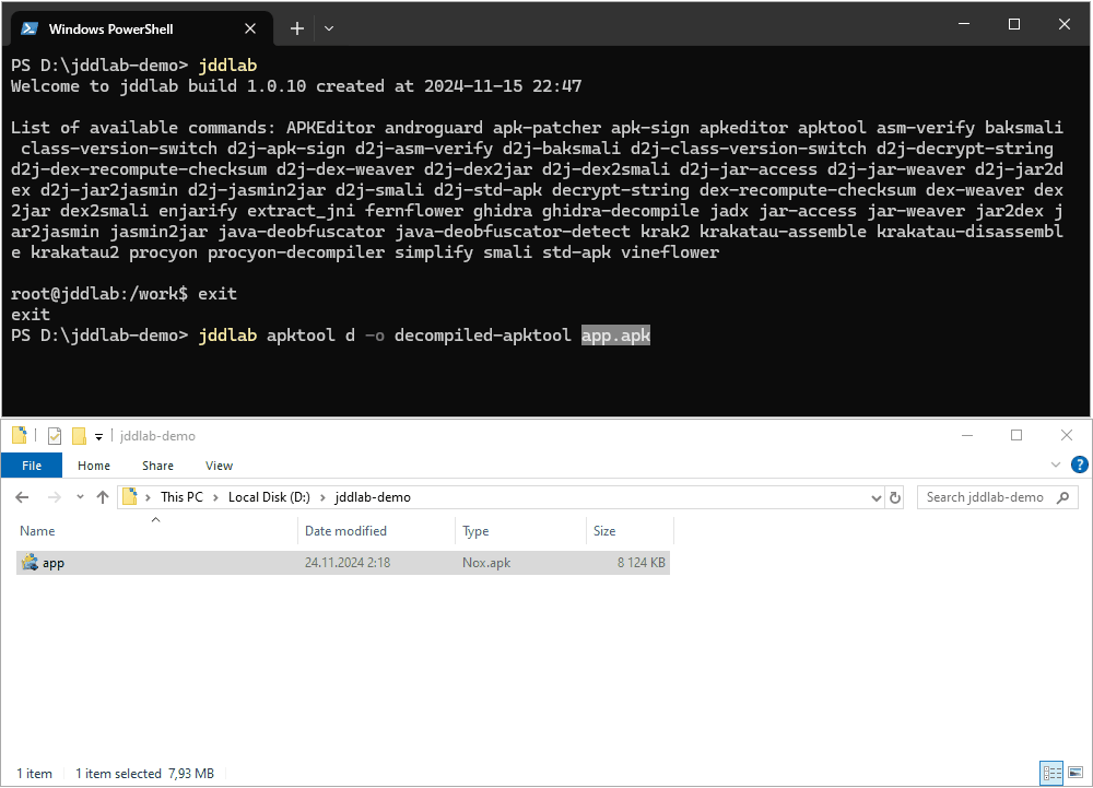 演示:如何使用 jddlab
