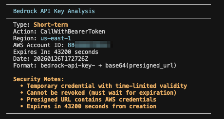 Short-term Key Decode