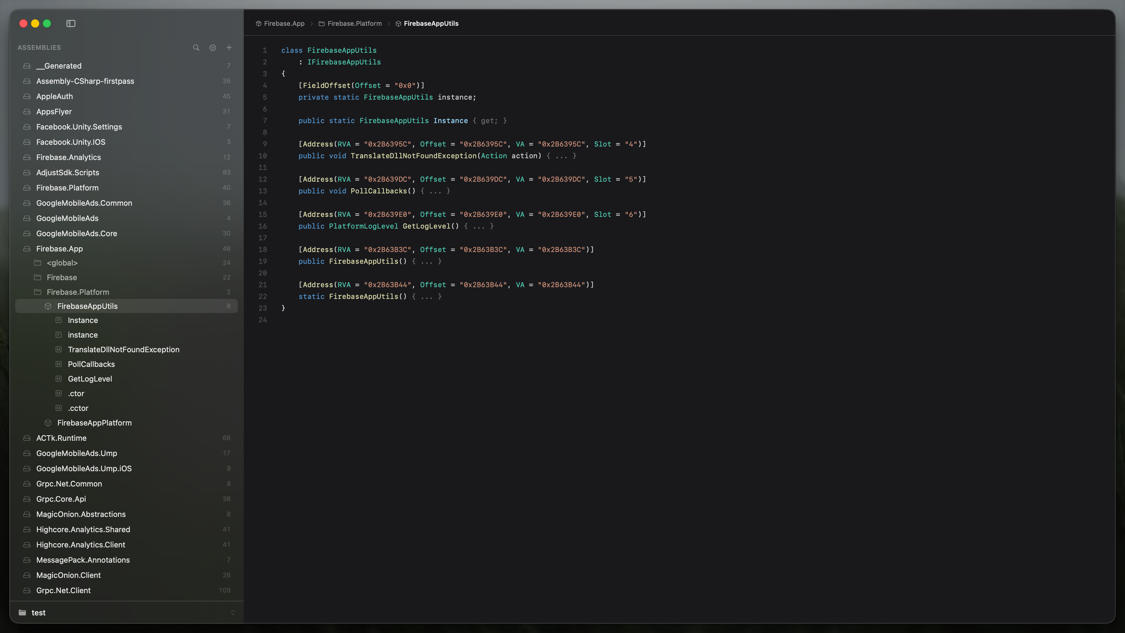 Ferrite inspector view