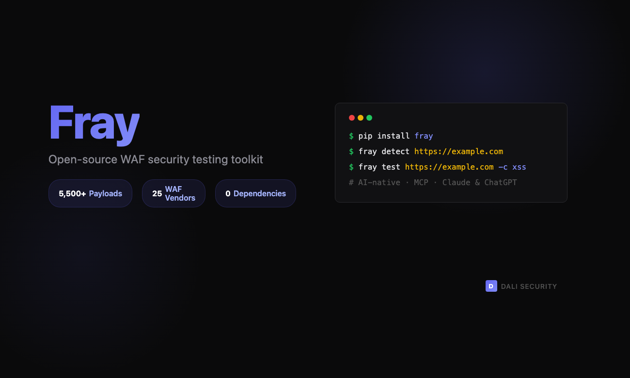 Fray — Open-source WAF security testing toolkit