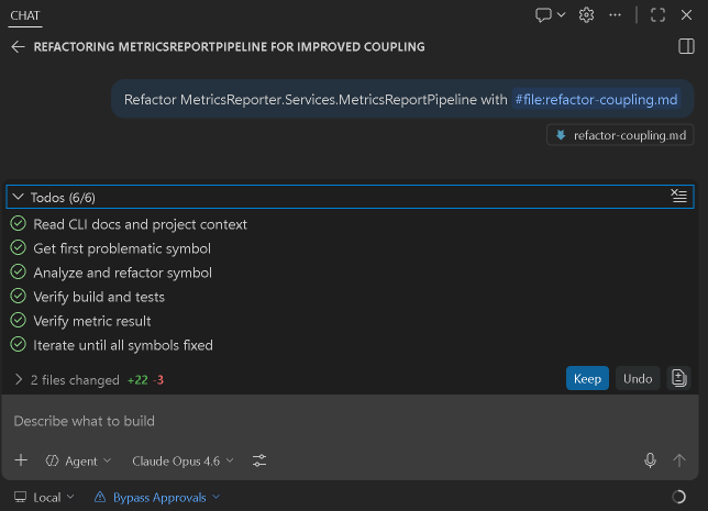 AI refactoring prompt