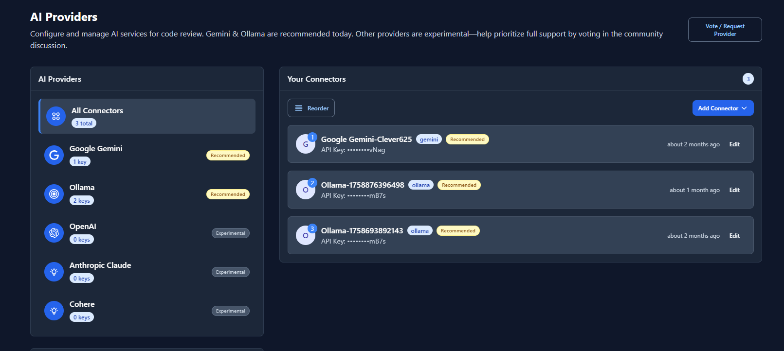 AI Provider Configuration