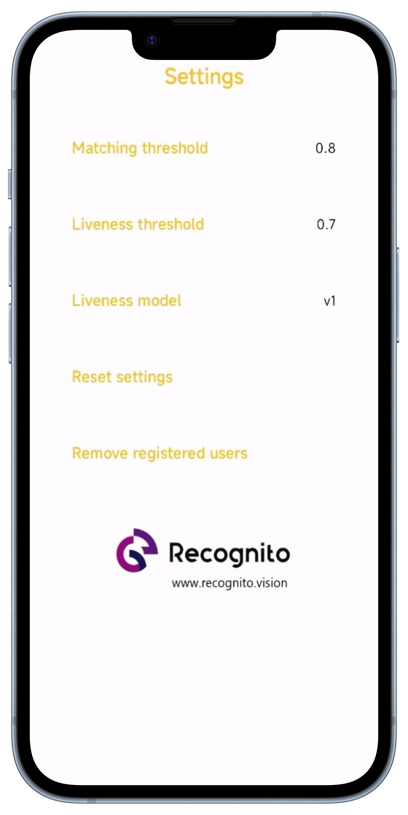 face recognition, liveness detection ios demo snap 3