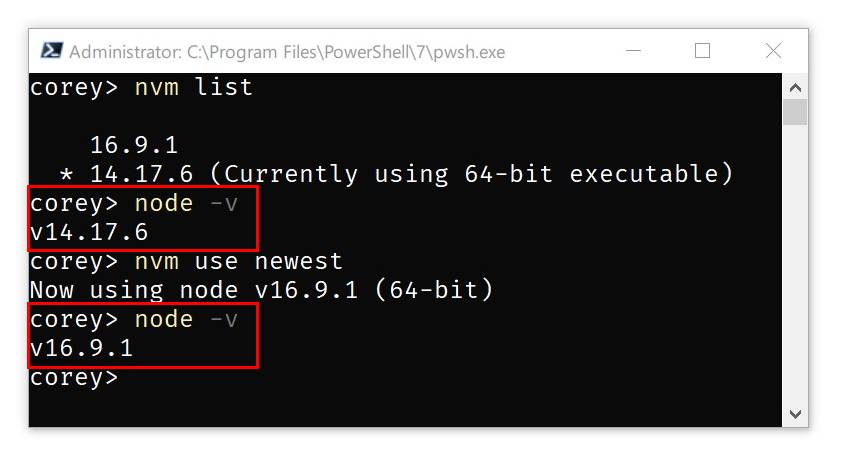 Switch between stable and unstable versions.