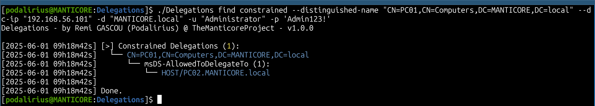Demonstration of Find Mode