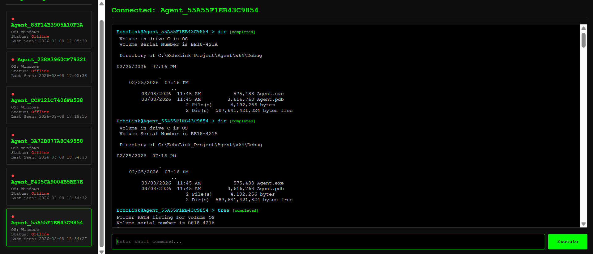 Multi-Agent Beaconing