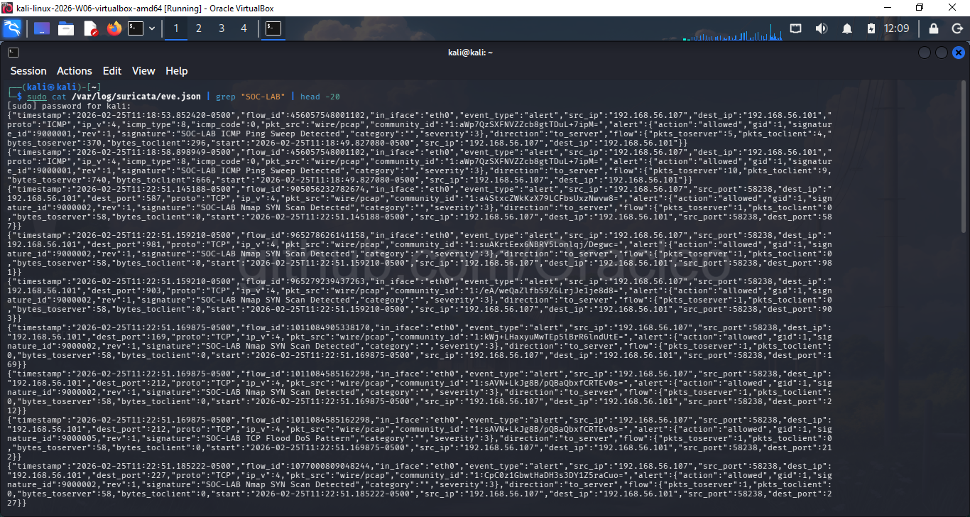 Suricata eve.json 告警