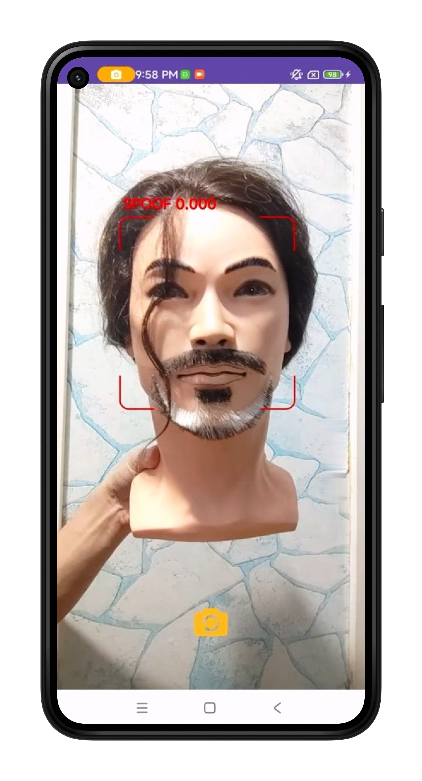 face recognition, liveness detection android demo snap 6