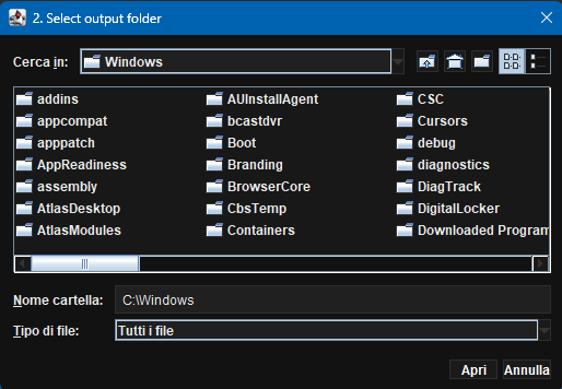 jarhunteroutputfolder