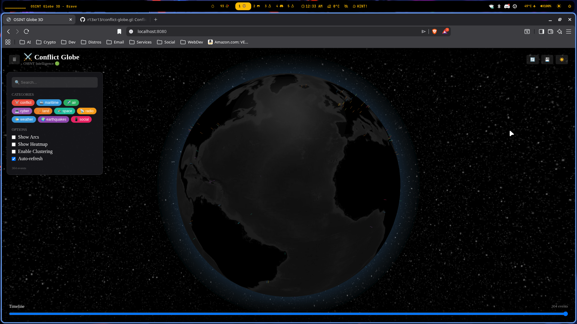 Conflict Globe Screenshot