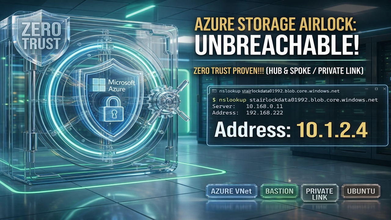 观看 Azure 安全存储气闸演示