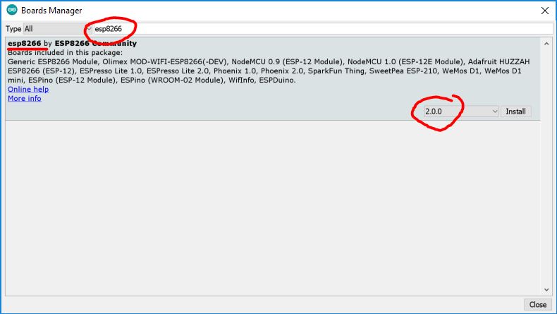 Arduino 截图,选择正确的版本