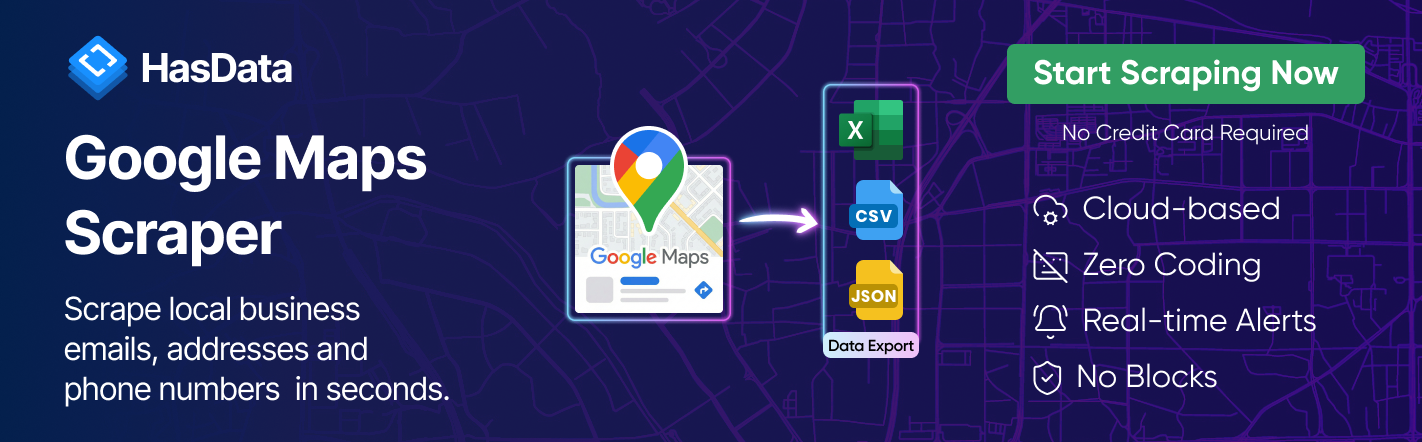 HasData Google Maps Scraper