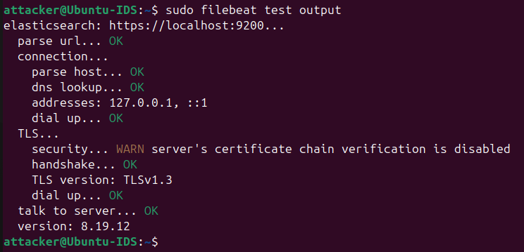 Filebeat 输出测试