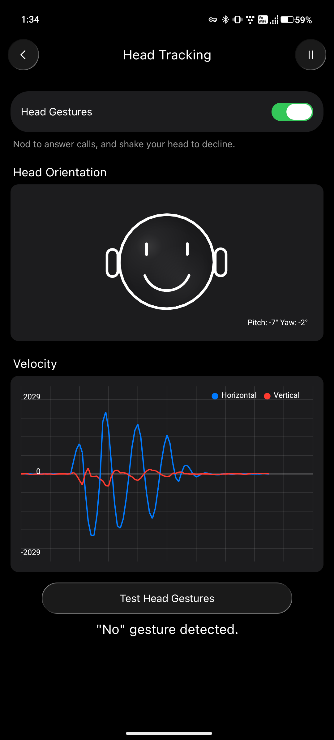 头部追踪与手势