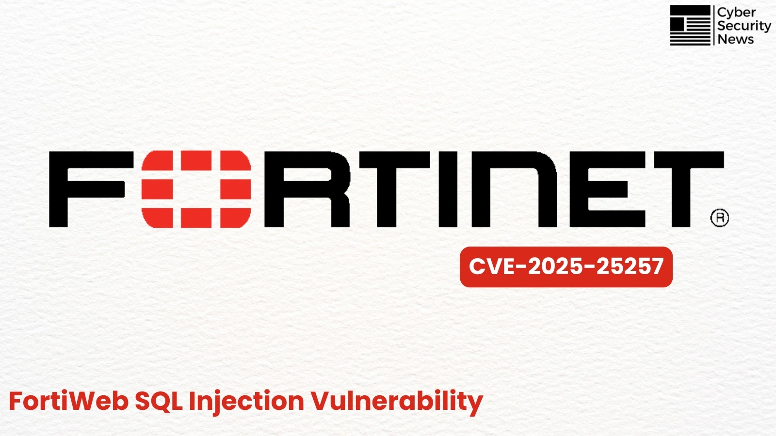 FortiWeb SQL 注入漏洞