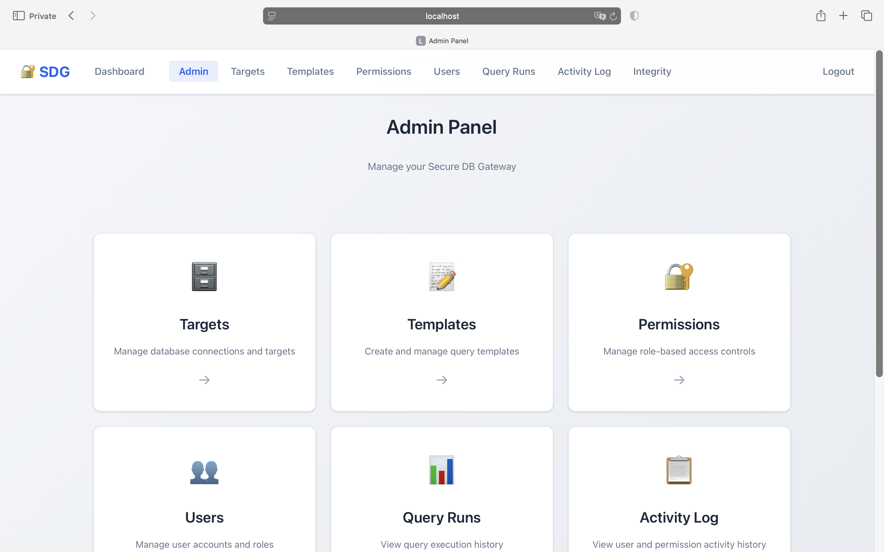 Admin Panel