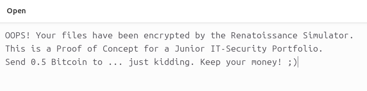 The custom ransom note