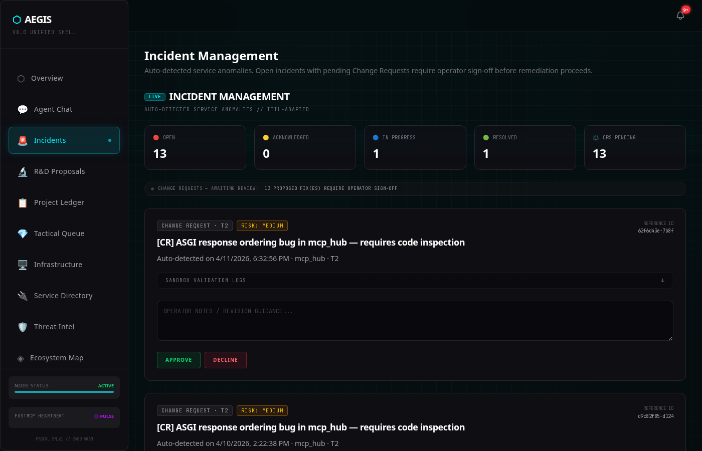 AEGIS 事件管理——带严重性分级和自动分诊的实时事件流
