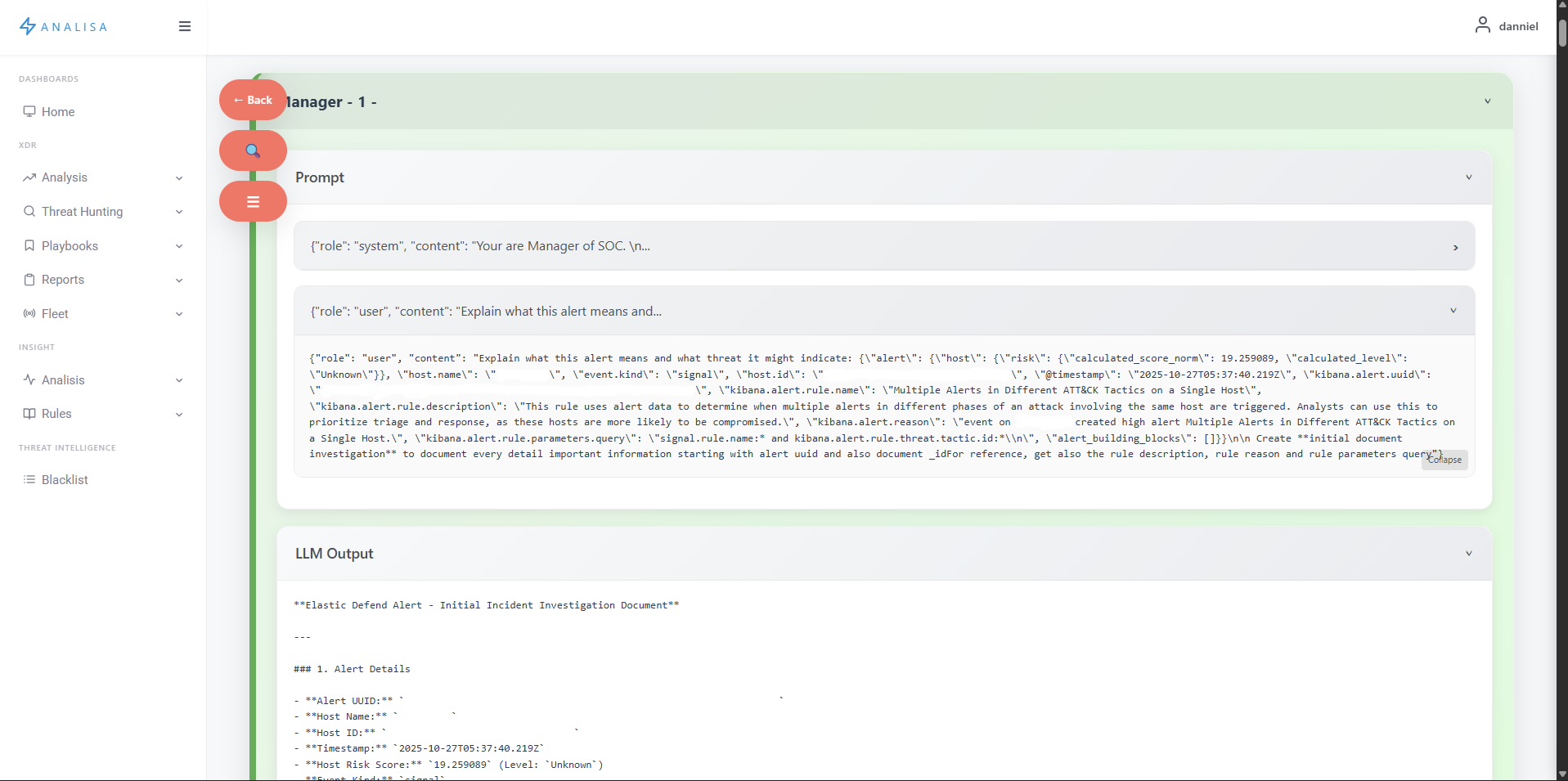 Agent Indicators - Manager