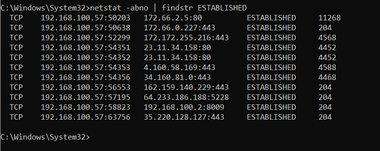 网络分析 Netstat