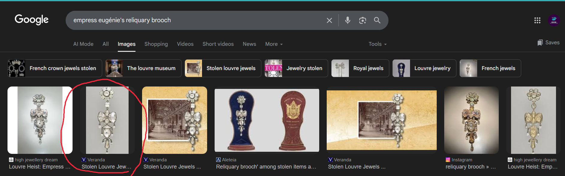 Google Images — 胸针视觉识别