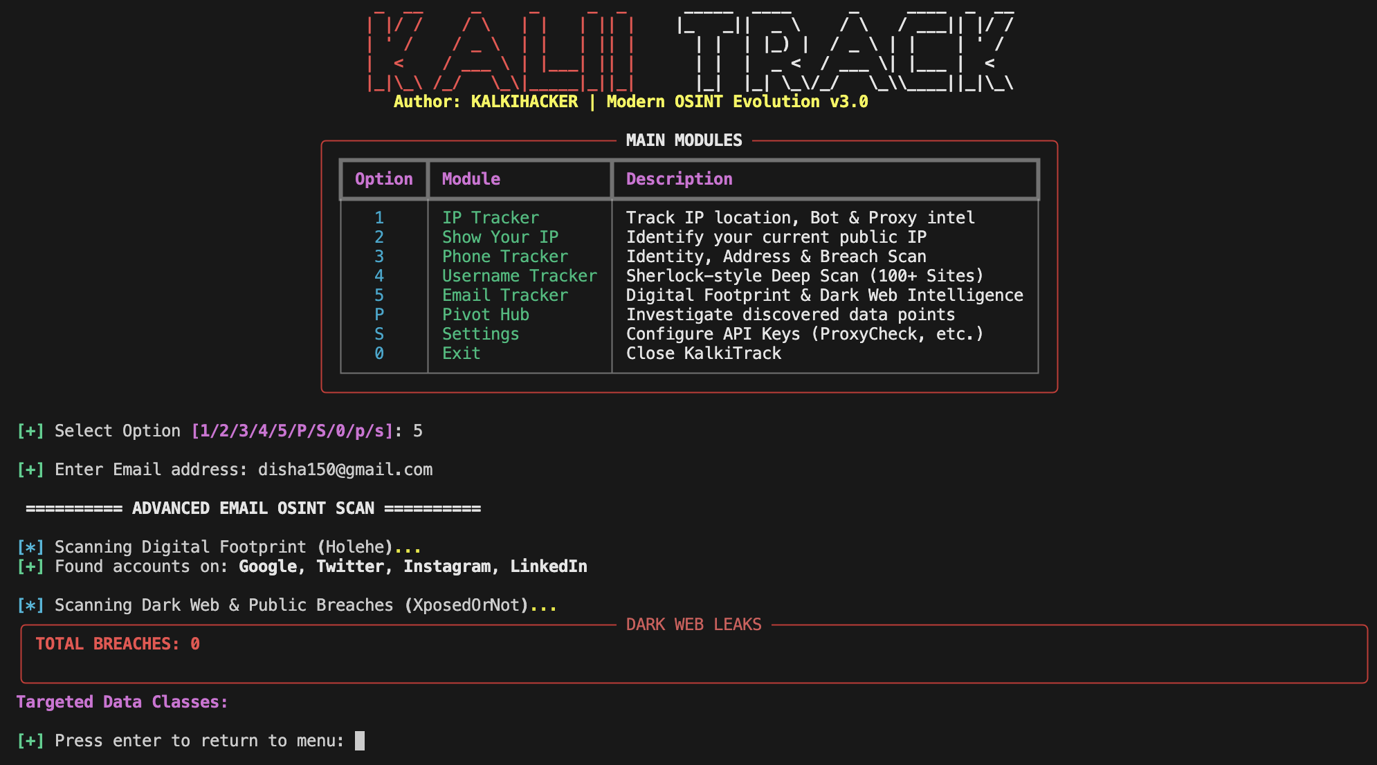 Email Tracker