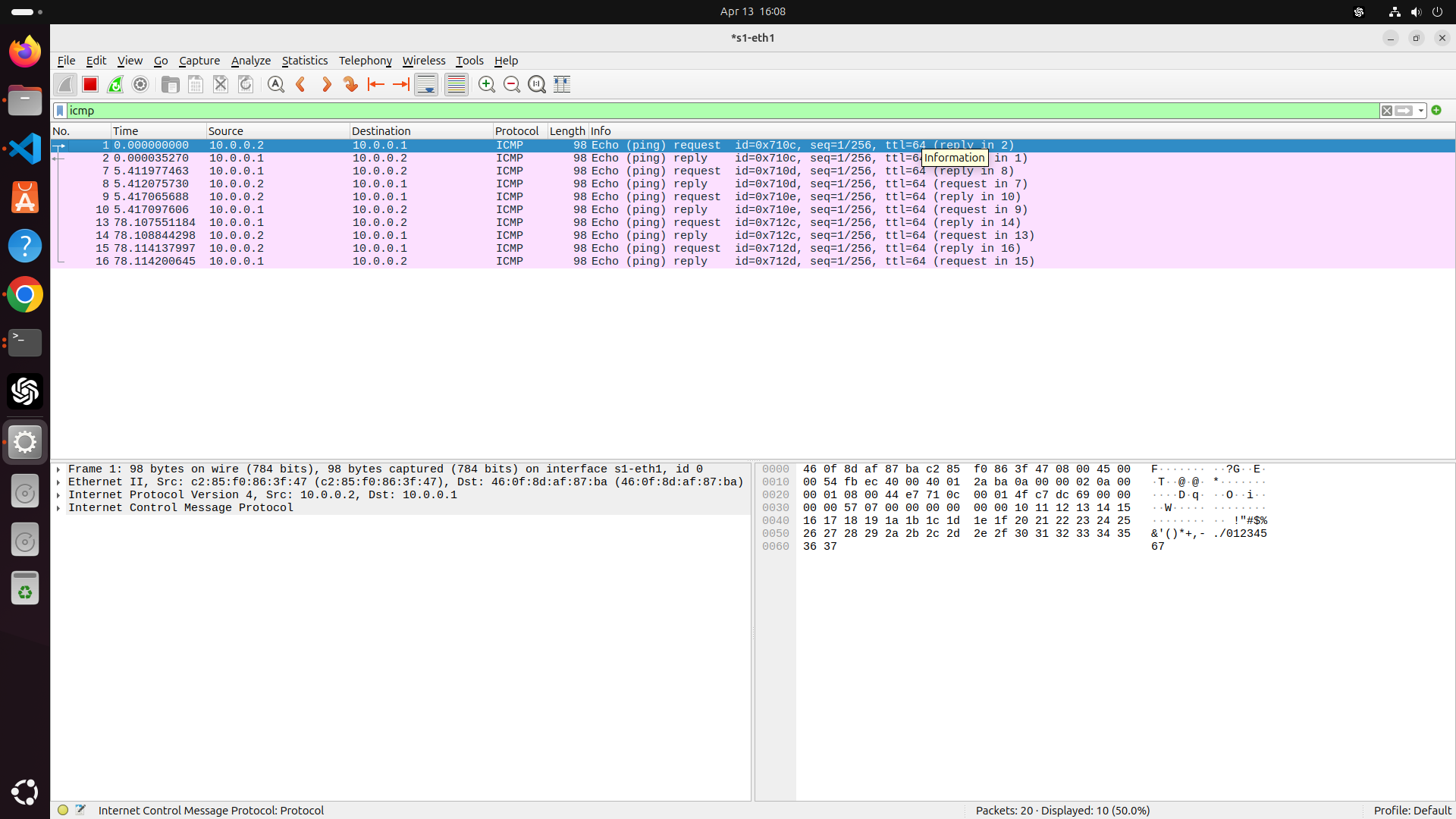 Wireshark 故障期间