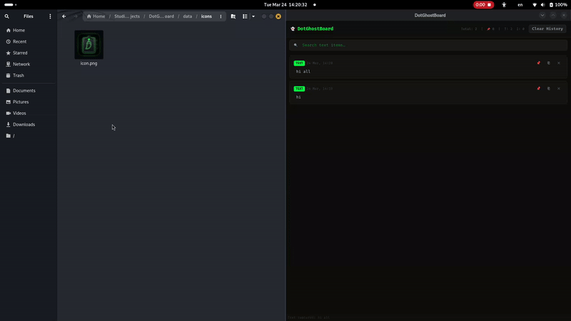 DotGhostBoard Capture Demo