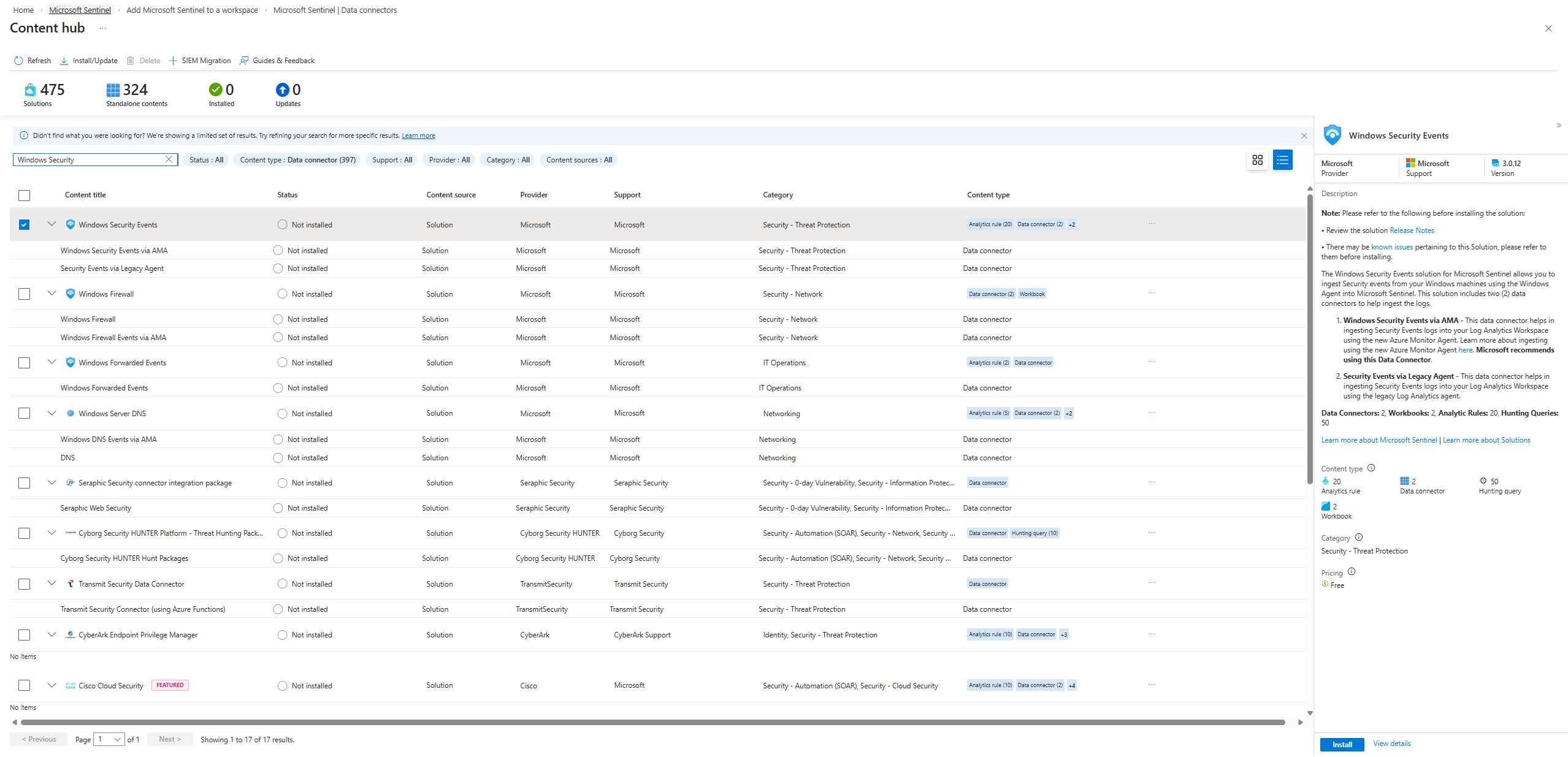 Content Hub - 未安装
