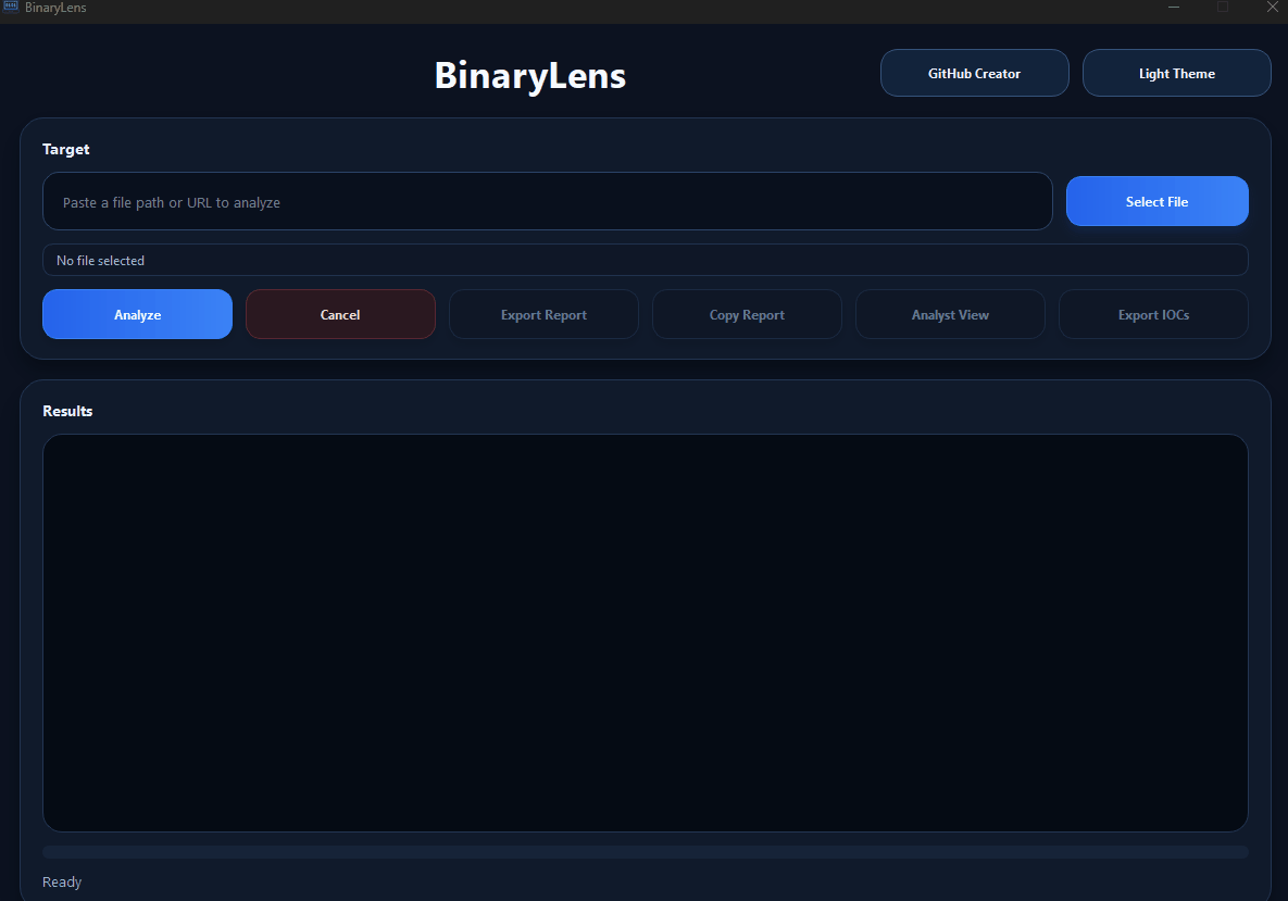 BinaryLens demo