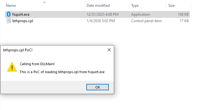 Fsquirt.exe PoC 截图