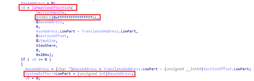 IDA MapViewofSection