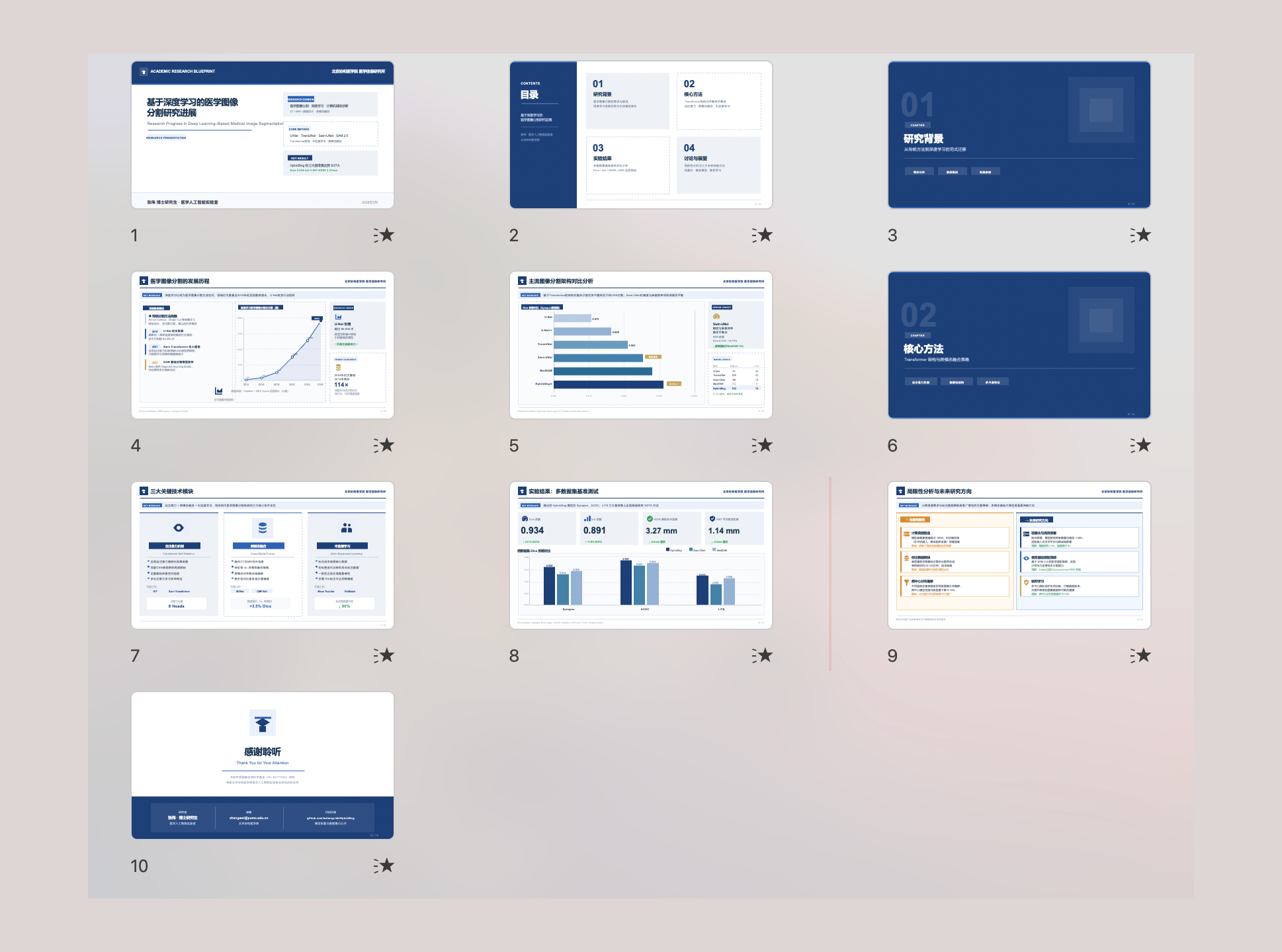 Academic style — Medical image segmentation research
