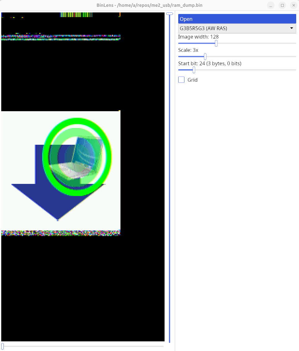 Framebuffer in RAM dump