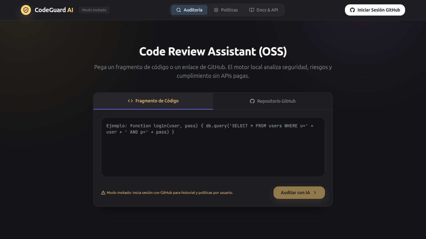 查看 CodeWard AI 演示